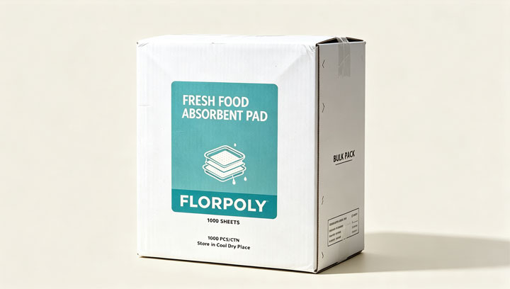100 Pcs/Box Fresh Food SAP Absorbent Pad